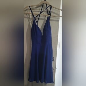 Cute Navy Blue Dress